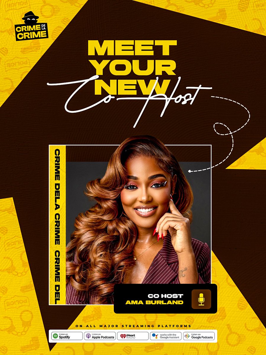 It's Official 🎉

Let's Welcome <a href="/ama__burland/">LIGHT OF THE WORLD✨</a> to <a href="/HeadlessMedia_/">Headless Media</a> as the new #CrimeDeLaCrime Co-Host