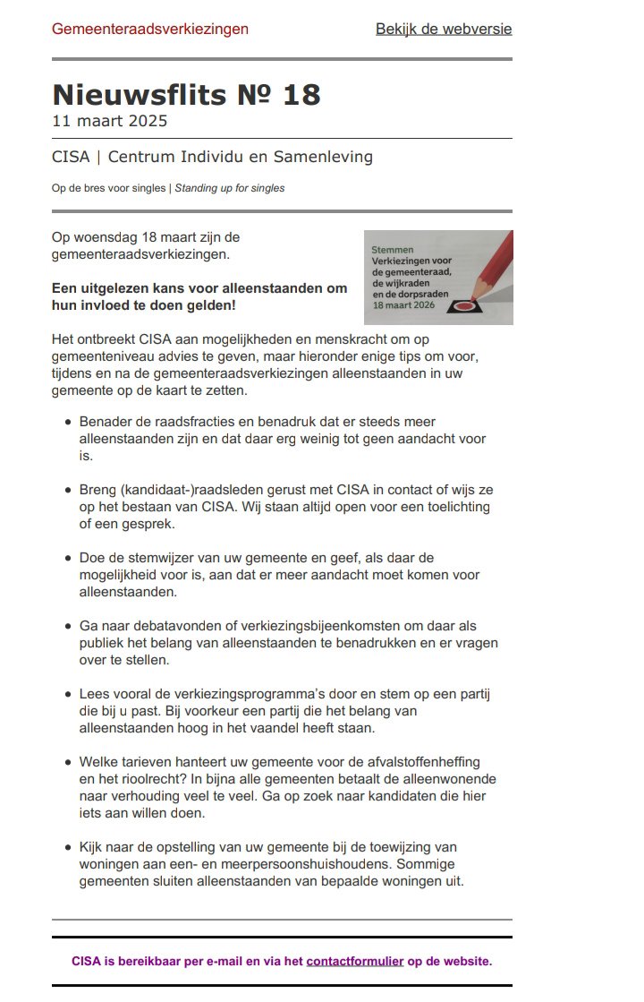 CISA | Centrum Individu en Samenleving tweet media
