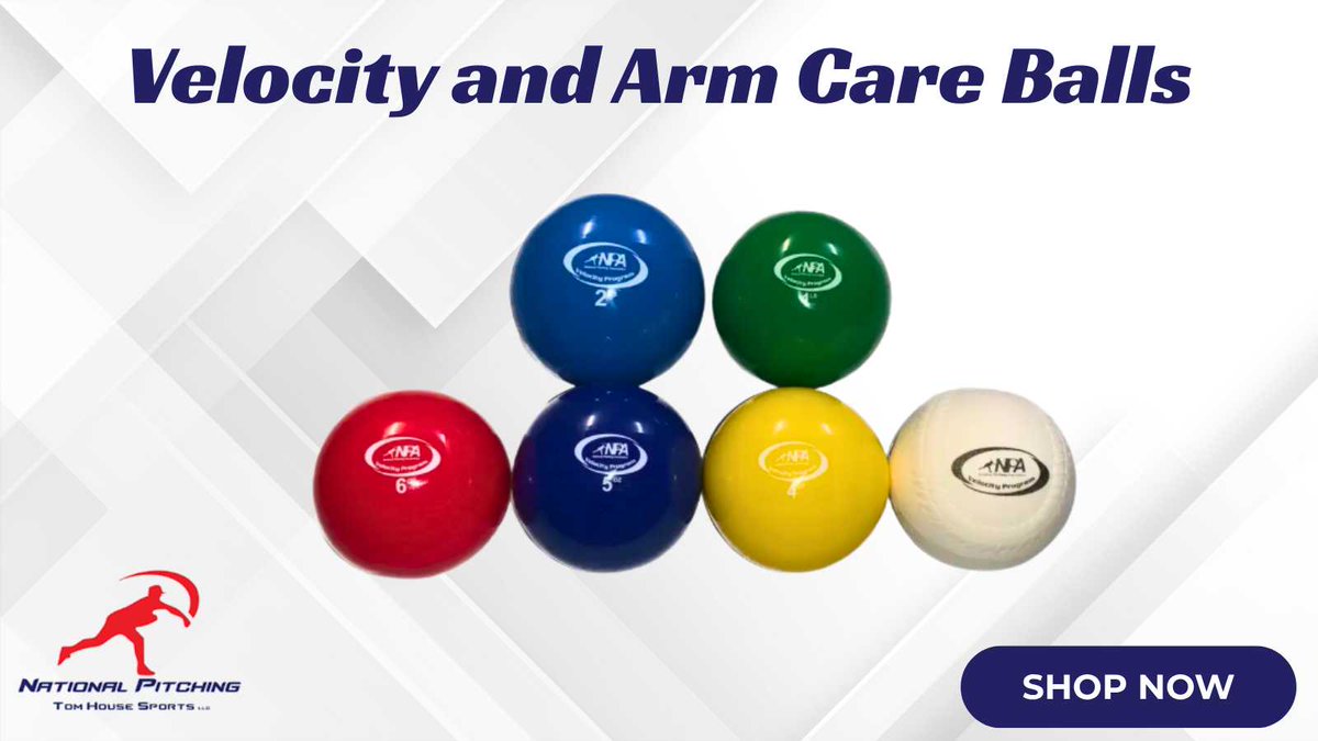 NPA_Pitching's tweet image. Build arm speed while prioritizing durability with our Velocity &amp;amp; Arm Care Balls. 

Designed to support proper mechanics and recovery, these tools help you train smarter and throw with confidence. Elevate your routine today. 

#PitchingVelocity #NPA
nationalpitching.com/product/veloci…