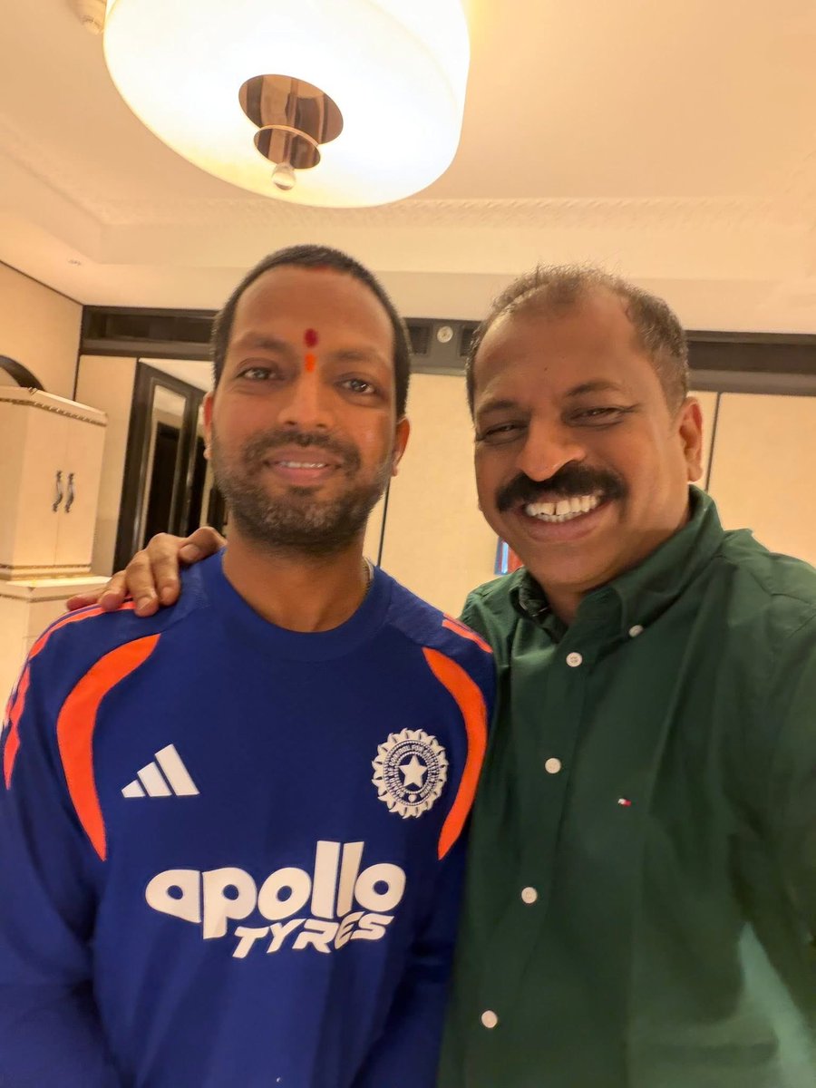 chef_pillai's tweet photo. Not every hero in Indian cricket holds a bat.
Some people carry the dream.
Others quietly carry the team.

In cricket, we celebrate the players.

The centuries.
The wickets.
The trophies lifted under bright stadium lights.

But behind those moments… there are people whose names rarely appear in headlines.

One such person is Raghavendra — known to everyone simply as Raghu Bhai.

His journey is extraordinary.

Raghu left his hometown Kumta with just ₹21 in his pocket, against his father’s wishes, chasing a dream of becoming a cricketer.

There was no hostel.
No family support.
No backup plan.

For some time he slept at a bus stand in Hubli.
Then in a temple.

And later… for four and a half years, a graveyard became his home.

A mat from a cricket ground became his blanket.

Still, every single morning, he showed up at the ground.

Then life changed.

A fracture in his hand ended his dream of playing cricket.

Most people would have taken the train back home.

Raghu stayed.

He began helping other cricketers practice.
Throwing balls. Assisting quietly.
Day after day.

No salary.
No recognition.

Just love for the game.

One day, Sachin Tendulkar noticed him.

And slowly, Raghu became part of the Indian cricket story.

Today he is one of the most trusted people inside the Indian cricket dressing room.

The man who has thrown millions of balls helping players like
Virat Kohli, MS Dhoni, KL Rahul and many others prepare for the toughest bowling attacks in the world.

When India lifted the T20 World Cup, Raghu stood right there in the middle of the celebrations.

Not at the edge.

In the middle.

Because the players insisted he belonged there.

I have known Raghu bhai for many years.

I’ve cooked for him many times.
And every time he sits at my table, he is the same person.

Humble.
Grateful.
Full of warmth.

A pure vegetarian who loves Kerala Matta rice with a full sadya spread.

No ego.
No pretence.
Just that quiet smile.

In hospitality, we say something similar.

Guests see the final dish on the table.

But behind that dish are dozens of hands —
working in heat, in silence, with complete dedication.

Raghu is that person for Indian cricket.

He once told me something I will never forget:

“Talent is God — be humble.
Fame is man — be thankful.
Motivation is temporary.
Discipline is permanent.”

Words from a man who has lived every one of them.

The scoreboard never showed his name.
But every score had his fingerprints.

#Leadership #IndianCricket #UnsungHeroes #Discipline #Teamwork #inspiration