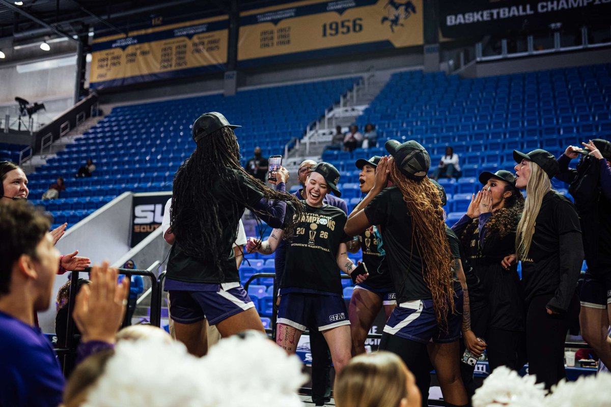 SFAWBB's tweet photo. MYKA “MVP” PERRY ✨

Congratulations to Myka Perry on being named the Most Valuable Player during the @SouthlandSports Conference Basketball Tournament!

#AxeEm x #BeU https://t.co/i8hxYlSsIj
