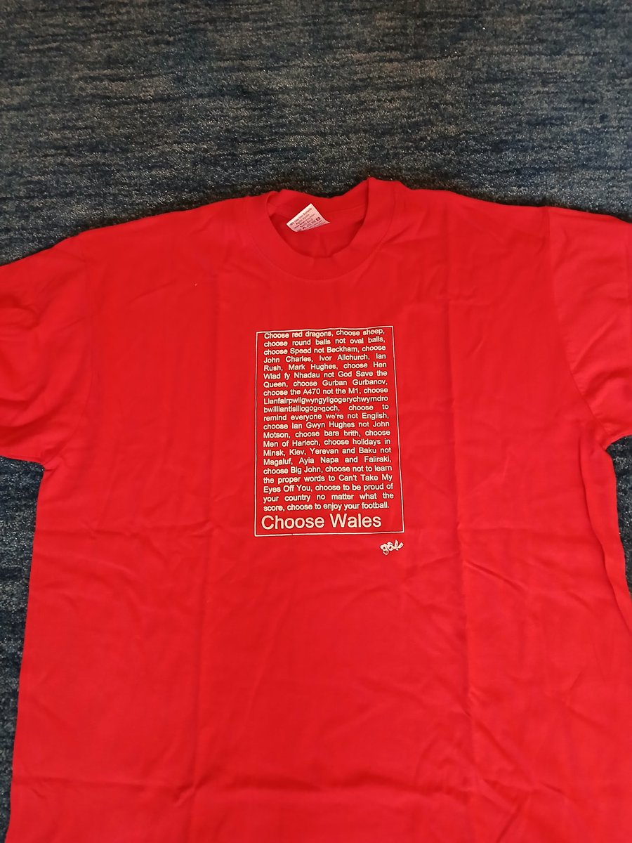 GolCymru's tweet photo. Own a bit of history. Vintage Gôl shirts for sale. XL, L and M only. £10 or £15 with postage. DM us if you are interested. Diolch @blogdroed for keeping these safe for us! https://t.co/FEsH2vwN9b