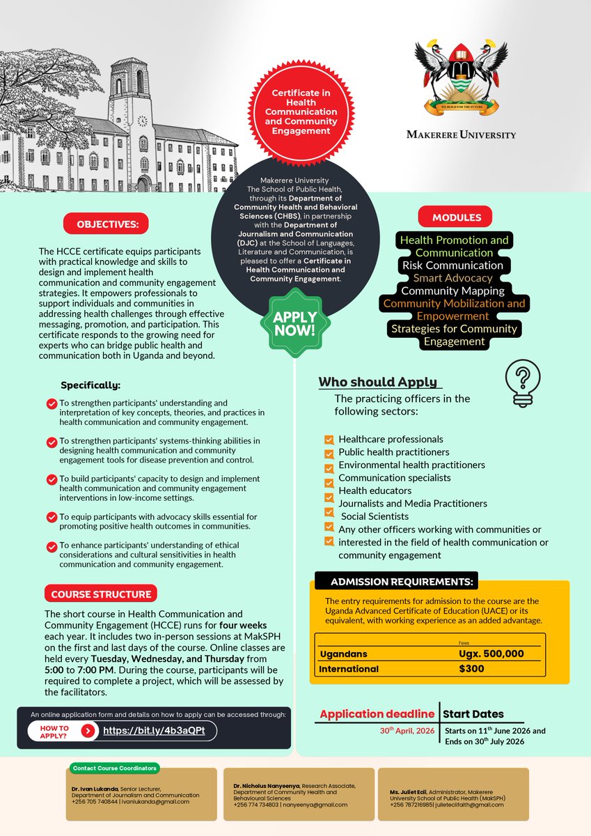 Makerere University School of Public Health tweet media