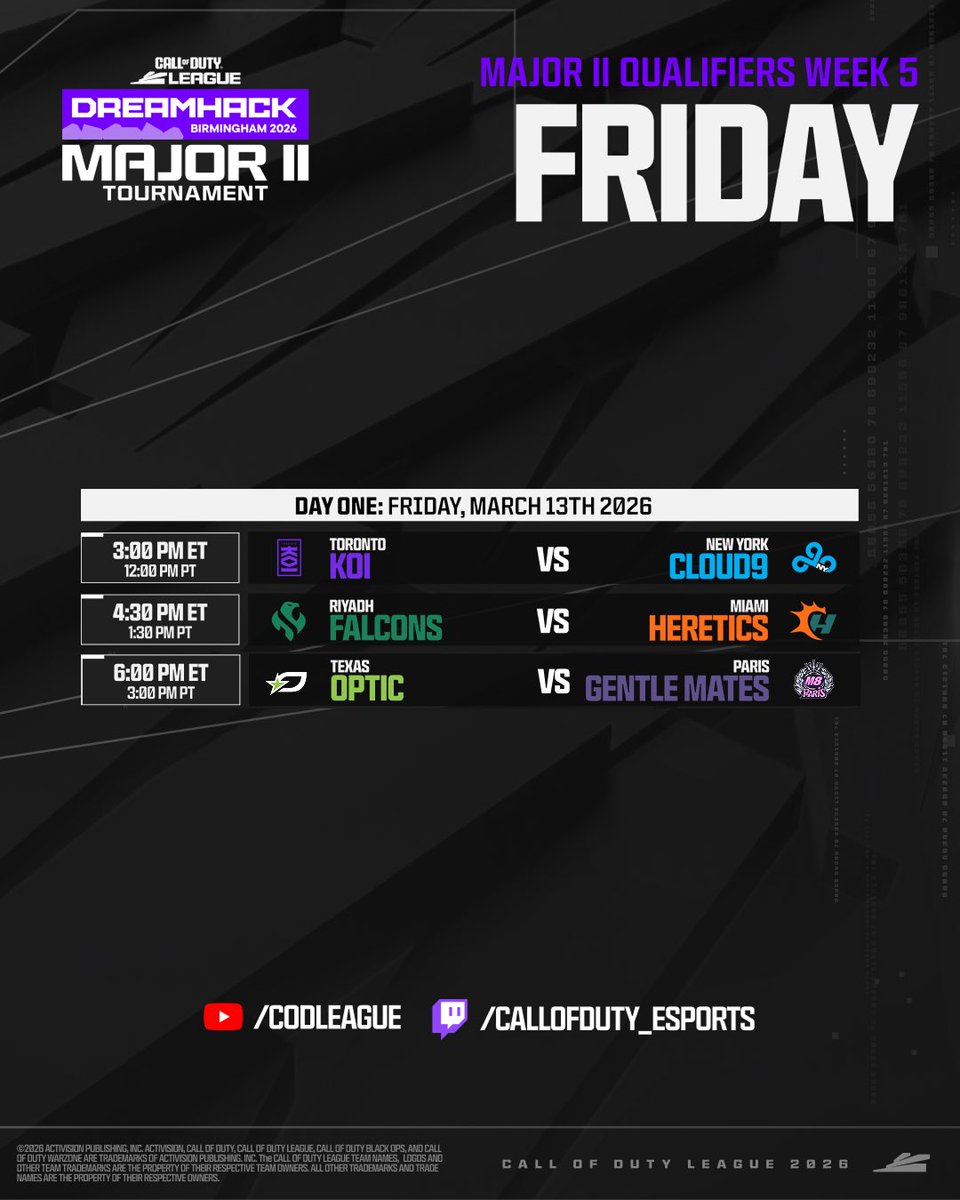 Call of Duty League tweet media