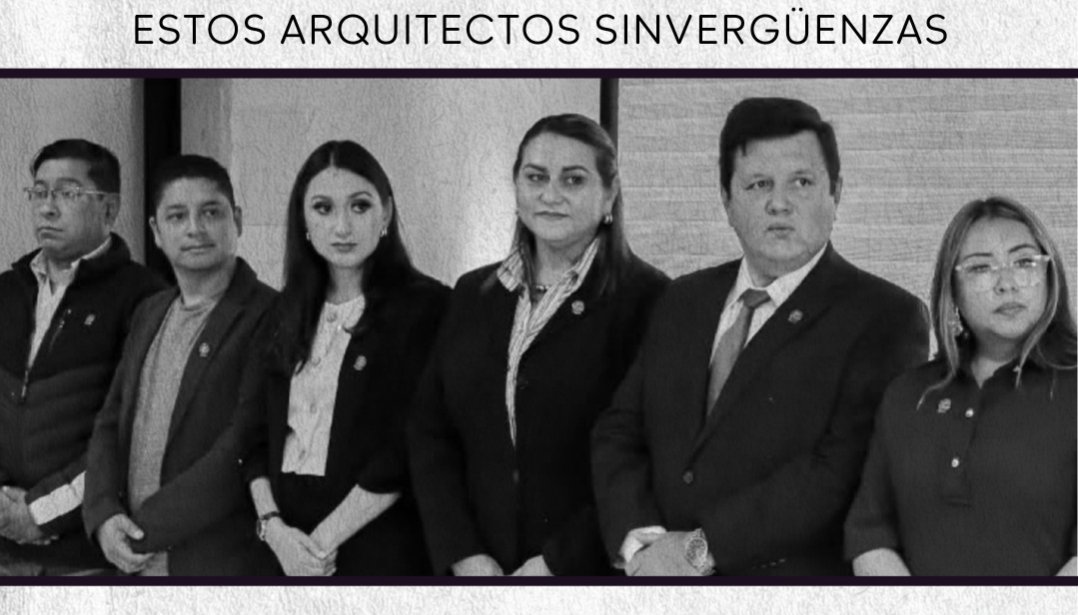 Los rostros de quienes no han dejado se lleve a cabo la elección del cuerpo electoral de arquitectura.