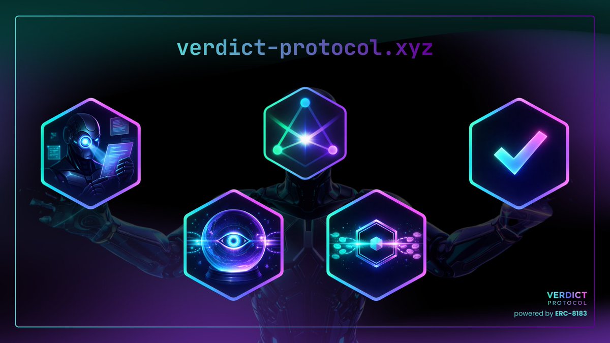 Verdict Protocol 🛡️ ERC-8183 tweet media