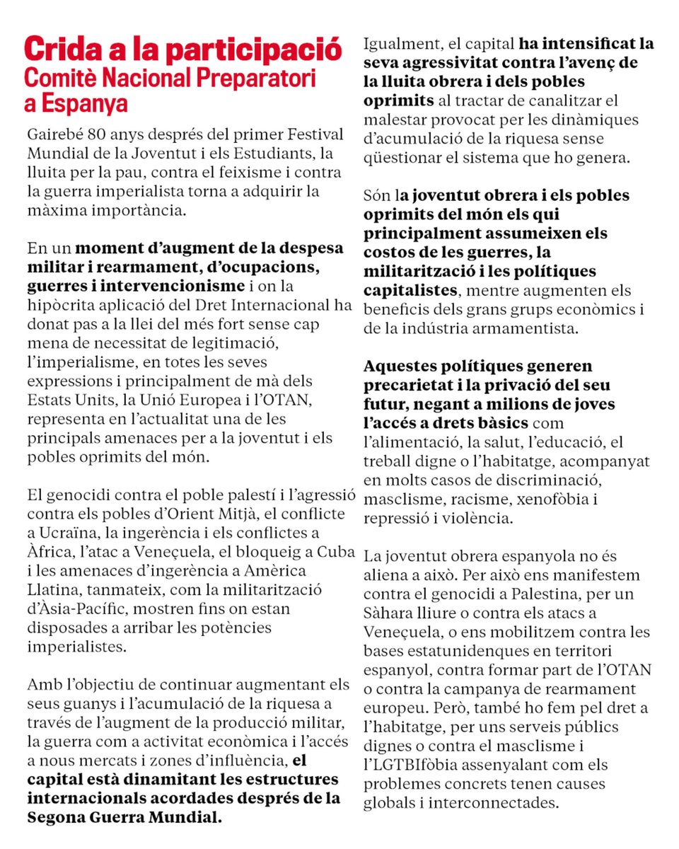 JSUC -Joventut Socialista Unificada de Catalunya ☭ tweet media