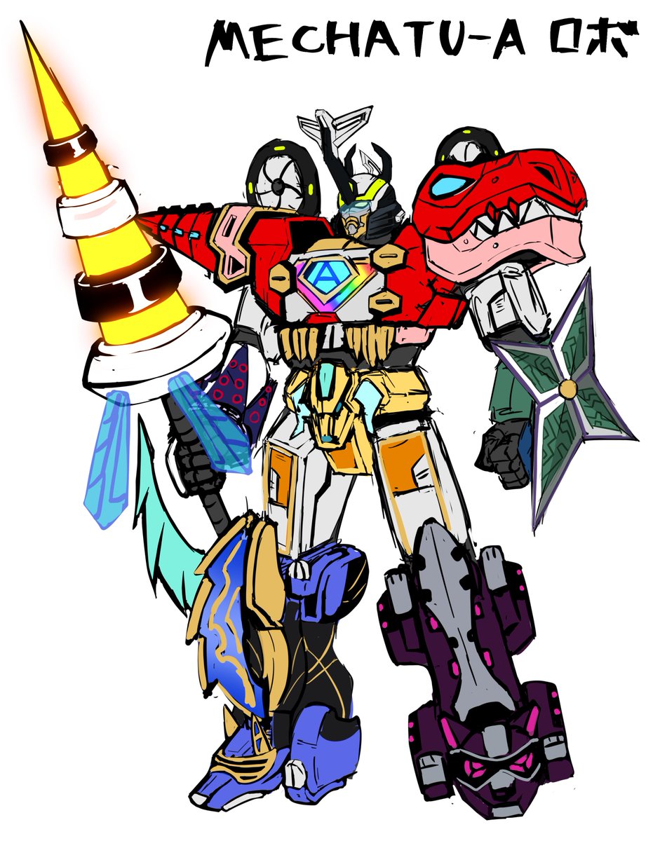 「ヒーロー組のロボットがもしあったら」|スガーる@ガースー🌵のイラスト