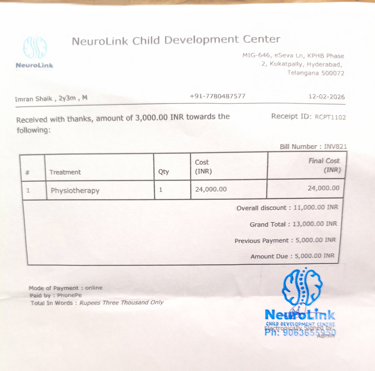 iamkhaja99's tweet photo. #Prabhas‌ anna fans &amp; @SKNonline anna🙏,iam khaja need help for my son Neuro treatment fees,every month 20-25k avutundi anna therapy cost, medicine and blood test verey,I'm struggling financially to continue my son Treatment,please help &amp; share anna as u wish🙏 
Upi - 7780487577 https://t.co/E2tyivK5zU