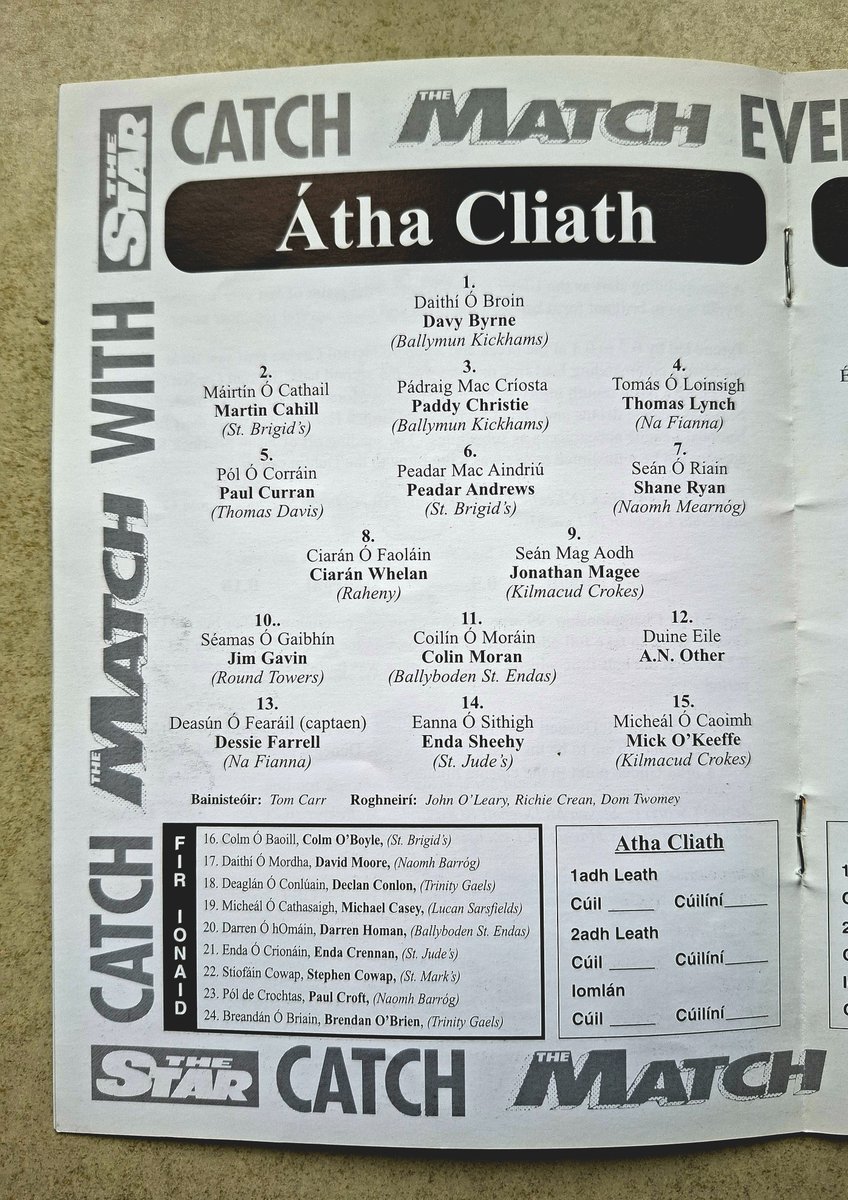 Dublin GAA Programme Collector tweet media