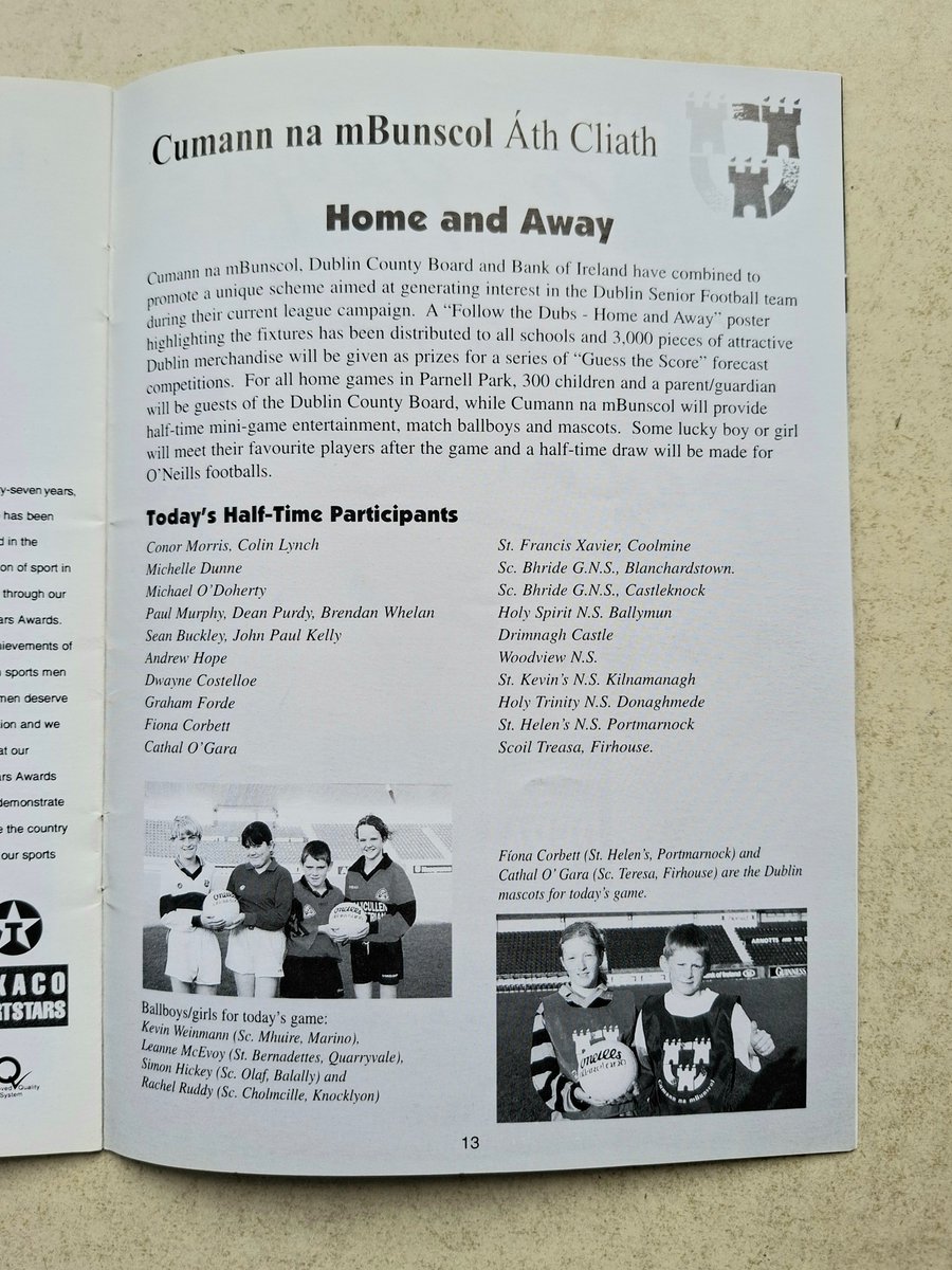 Dublin GAA Programme Collector tweet media