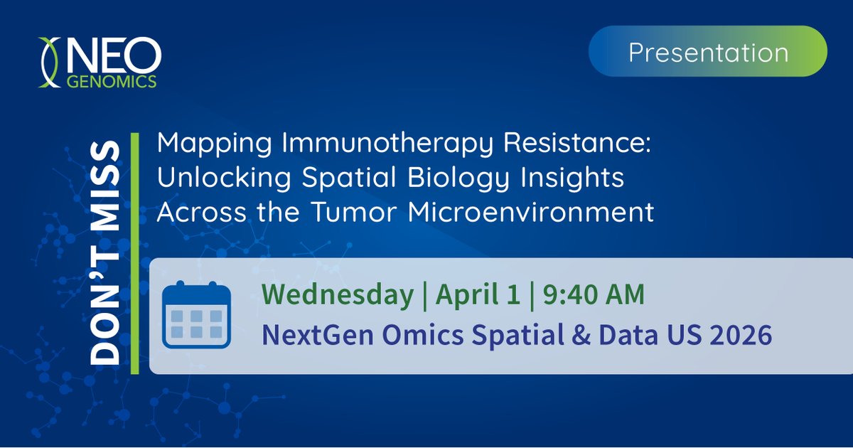 NeoGenomics tweet media