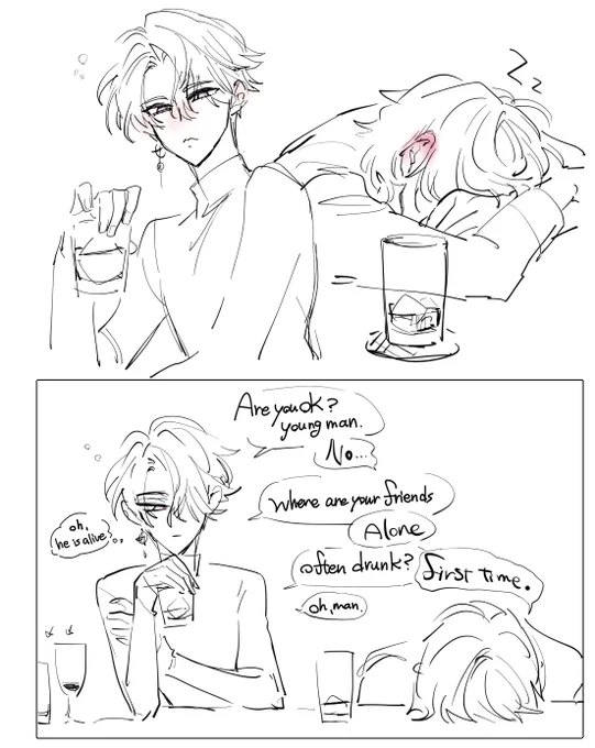 #カエフリー
just whim, drunk first encount
no continue😎 