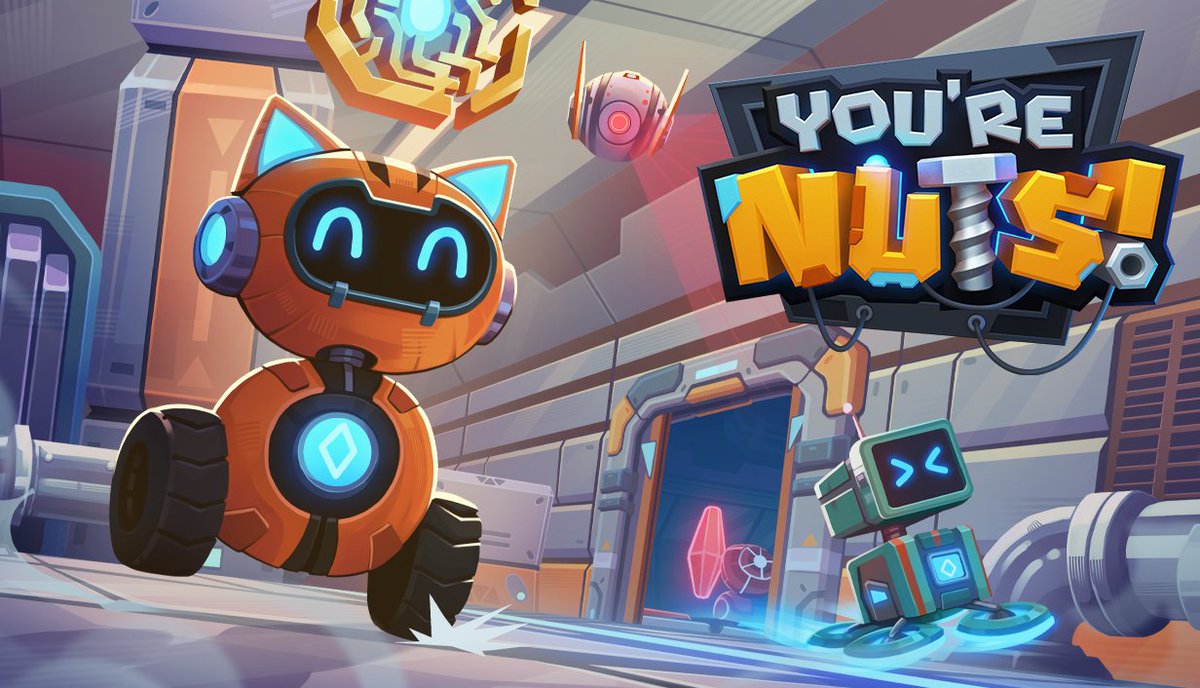 You're Nuts! 🔩💙🎮 Wishlist now! 🤖 tweet media