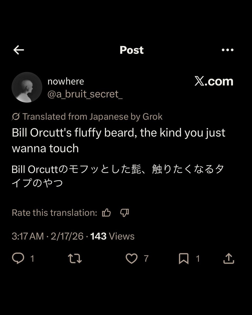 Bill Orcutt tweet media