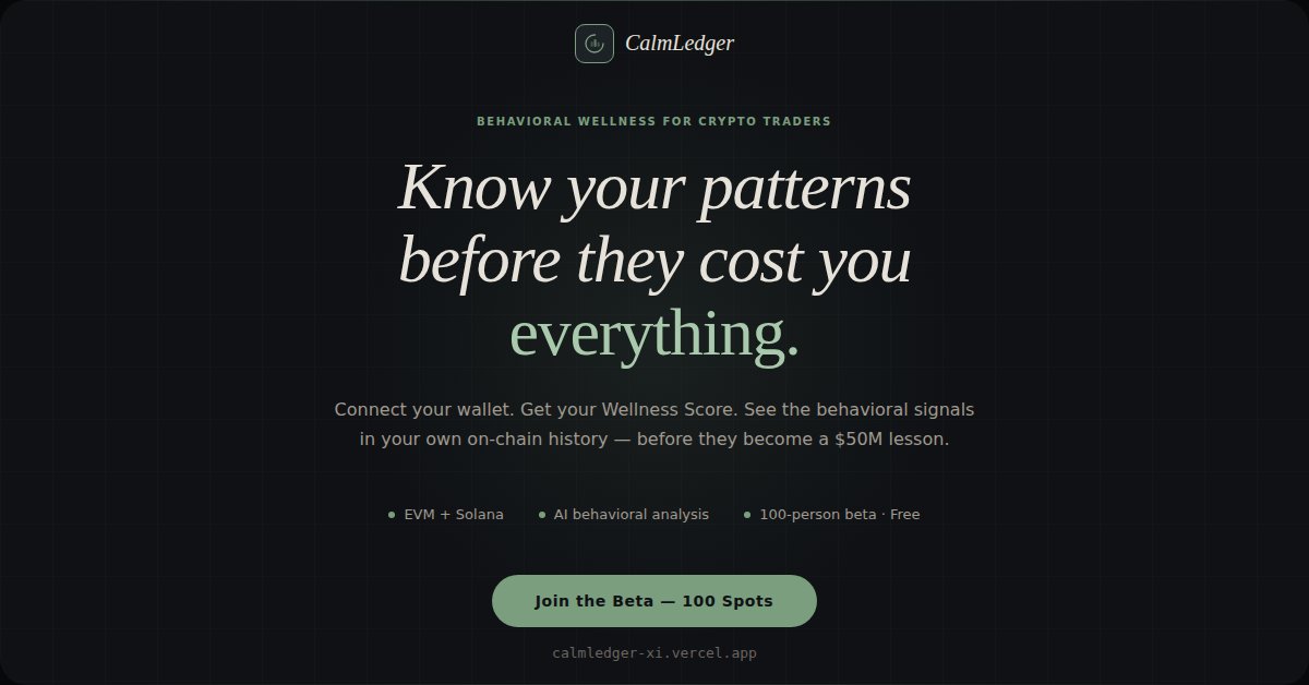 CalmLedger tweet media