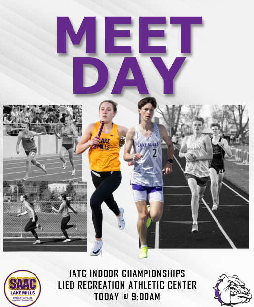 LAKEMILLS_SAAC's tweet photo. First track &amp; field meet of the year is today in Ames!

To follow along for results, check here: https://t.co/ClfPrJimWx https://t.co/KAM3UJyoKN