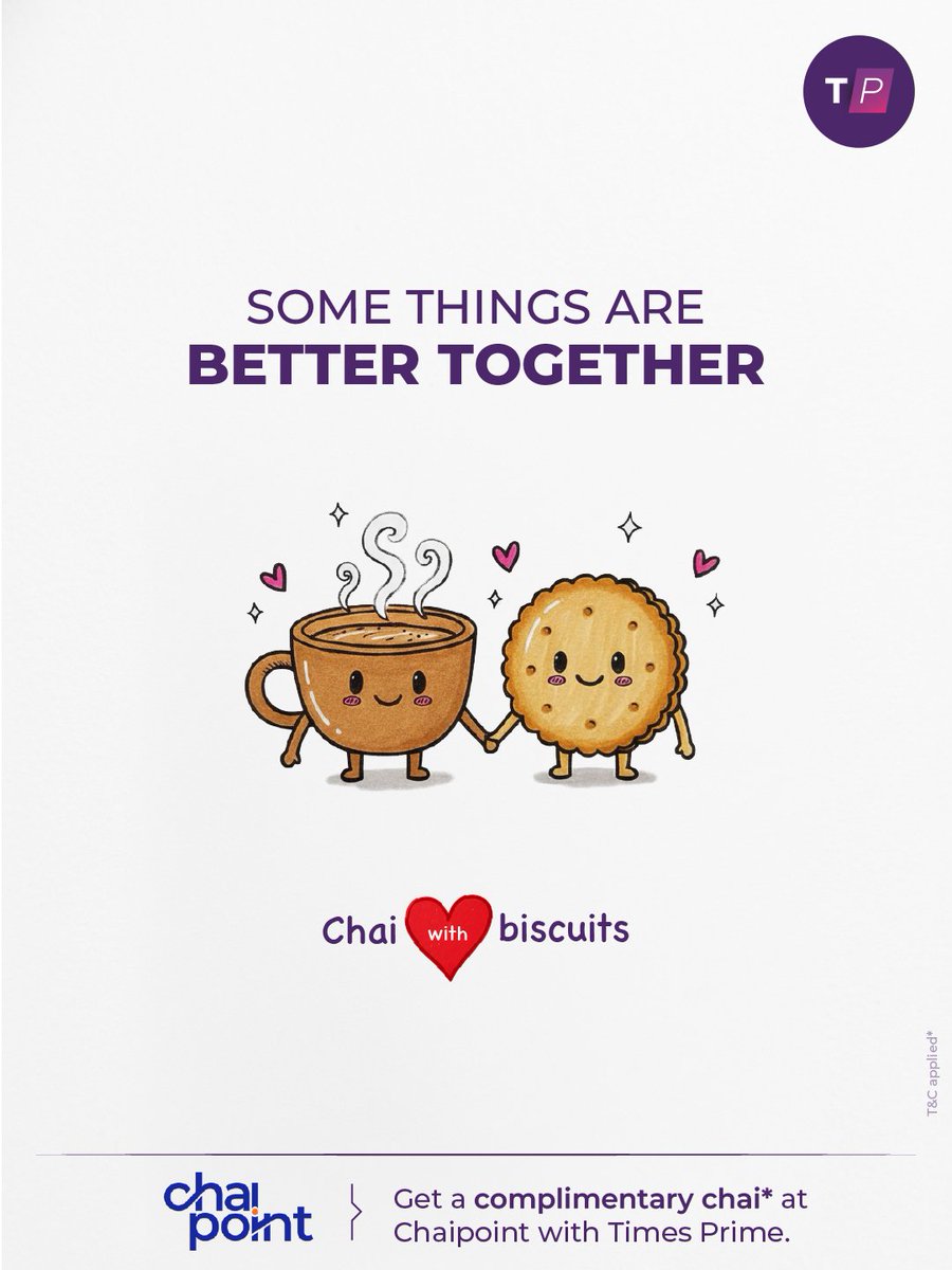 timesprime's tweet image. Looks like we missed one thing... You with Times Prime. 😉

#timesprime #pizza #chai #movie #food #benefits