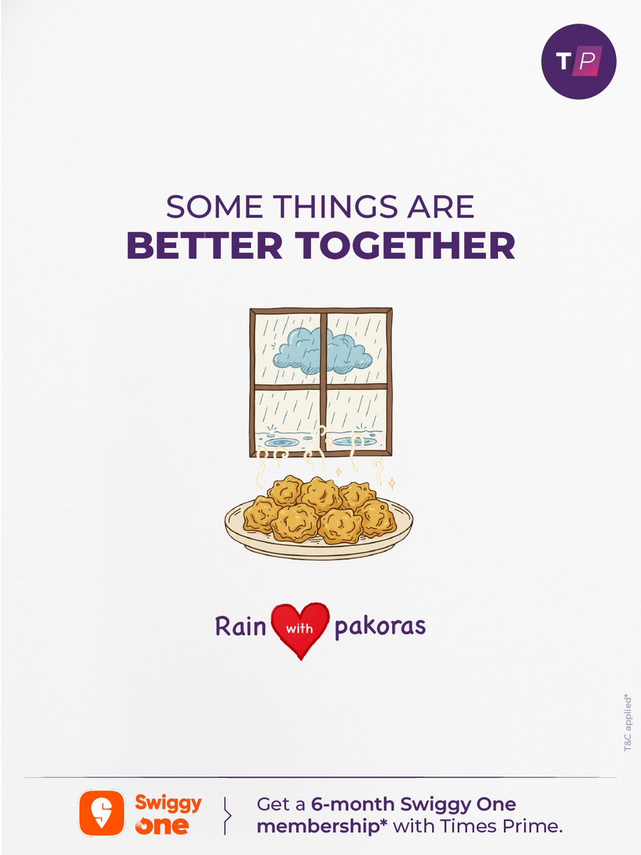 timesprime's tweet image. Looks like we missed one thing... You with Times Prime. 😉

#timesprime #pizza #chai #movie #food #benefits