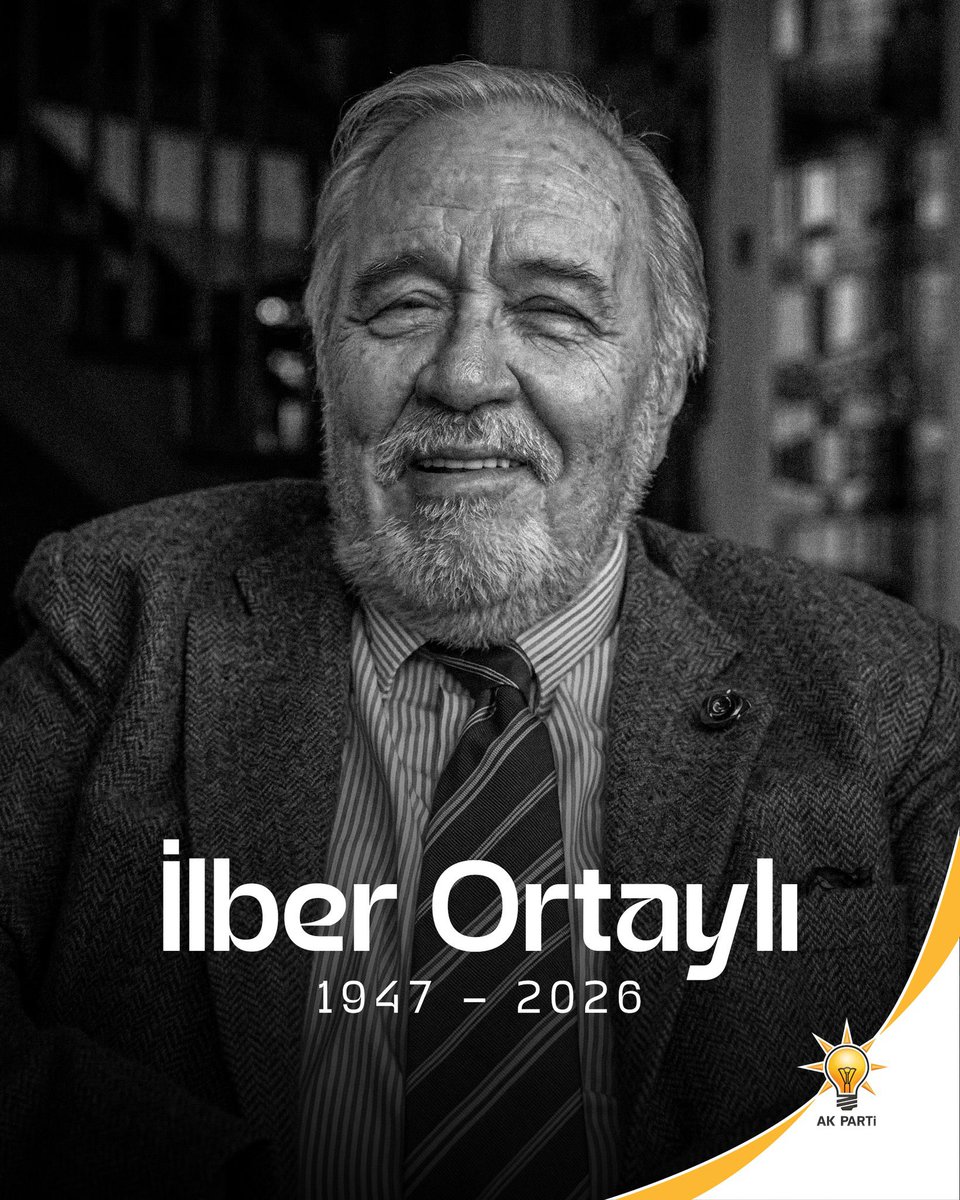 MufitAydin16's tweet photo. Tarihçi ve akademisyen Prof. Dr. İlber Ortaylı’nın vefatı dolayısıyla ailesine, yakınlarına ve sevenlerine başsağlığı diliyor; kendisine Allah’tan rahmet niyaz ediyoruz. https://t.co/JXqW9MCUkN