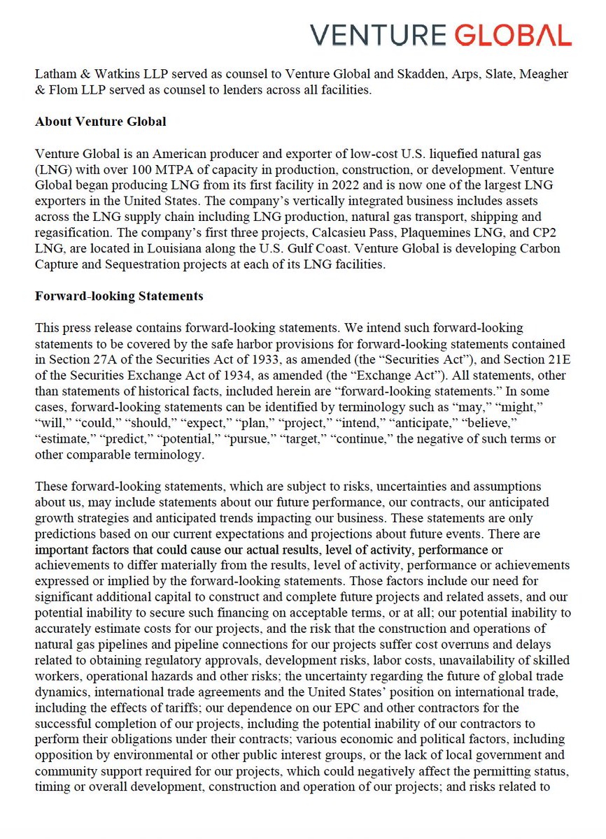 Venture Global tweet media