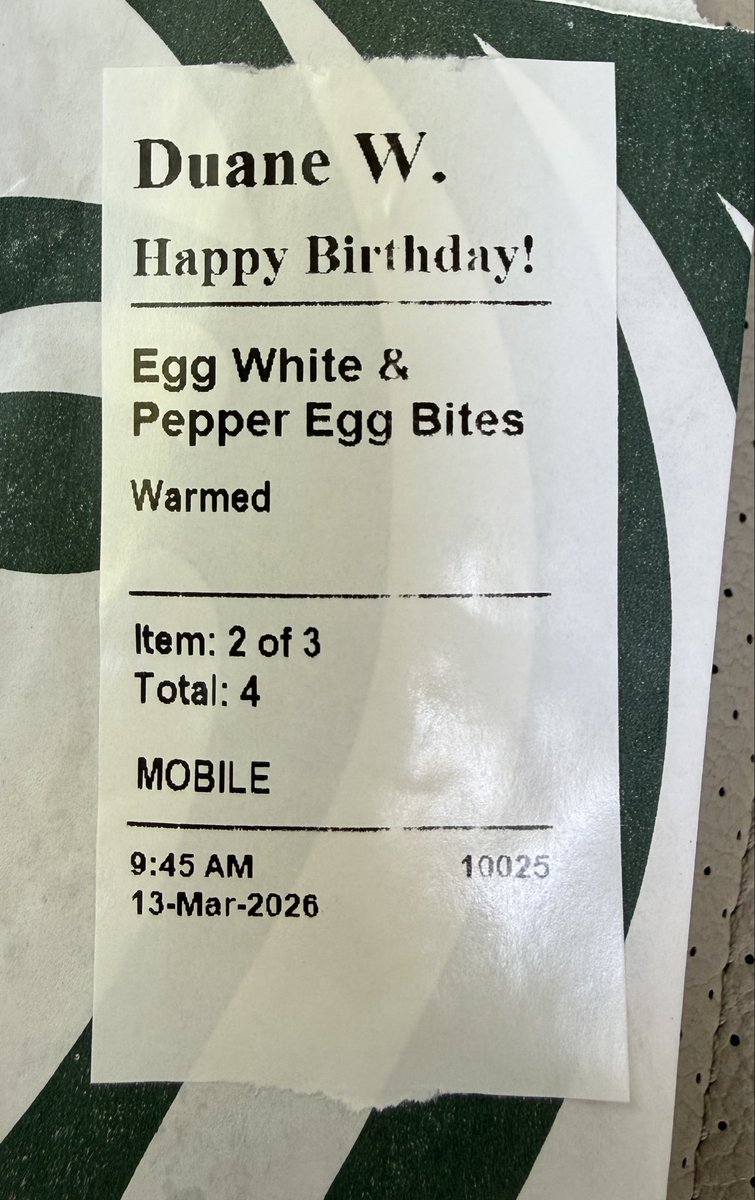 dwildridge13's tweet photo. Nice touch @Starbucks Thank You! https://t.co/1eZKY1QRnP