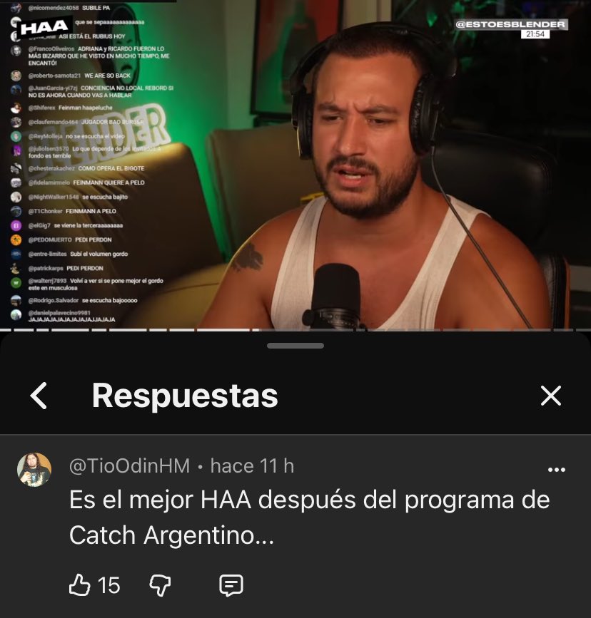 Hay Algo Ahí youtube comments tweet media