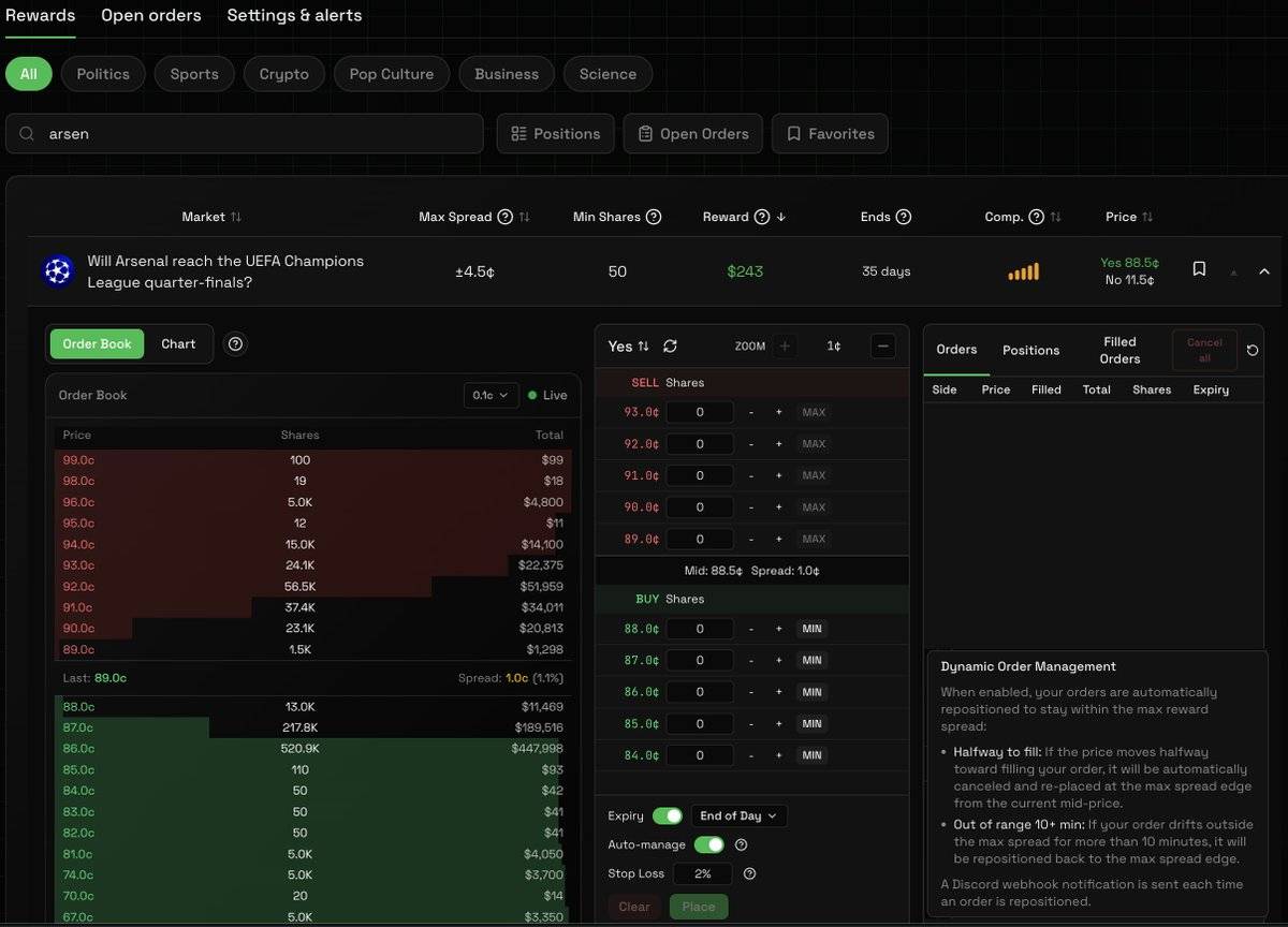 Olympus | Polymarket Copy Trading tweet media