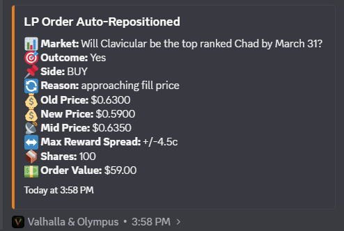 Olympus | Polymarket Copy Trading tweet media