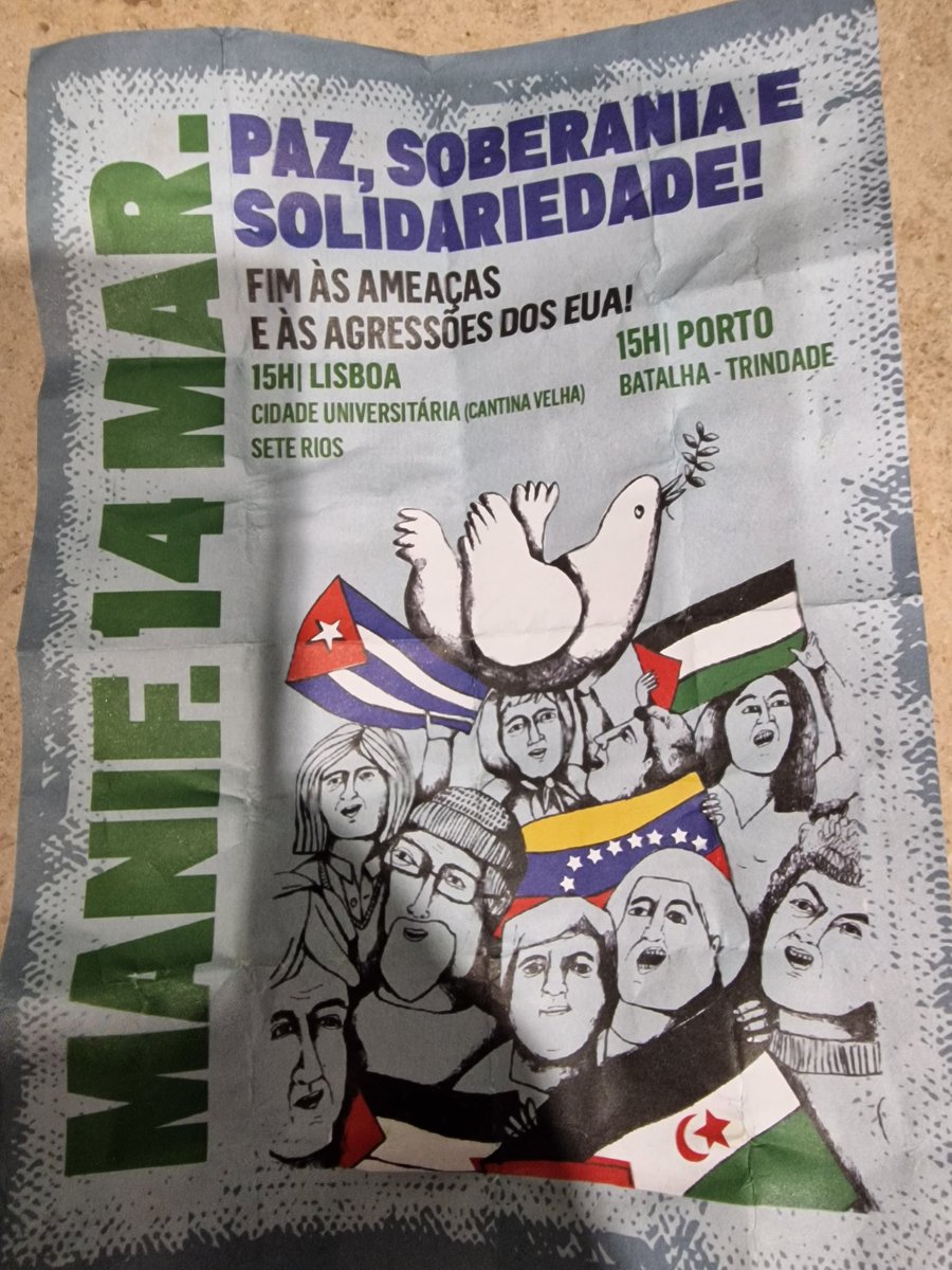 Que giro, tantas bandeiras e não houve espaço para uma ucraniana. A não ser que os ucranianos não tenham direito a paz, soberania e solidariedade. 
Também pode ser que se estejam a cagar para isso e seja apenas anti-americanismo