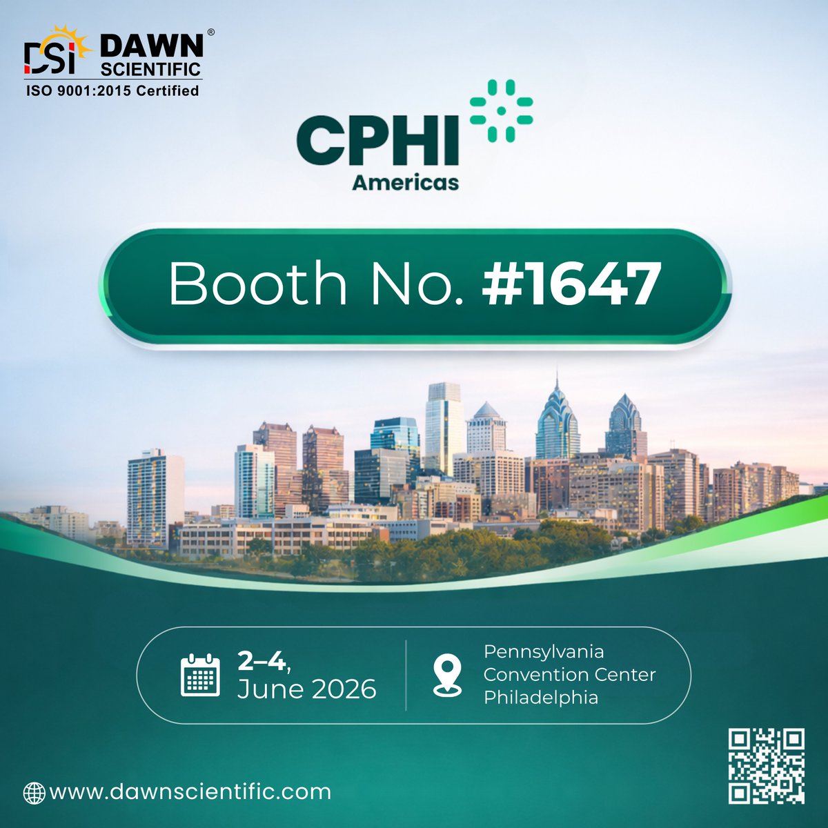 We’re proud to exhibit at CPHI Americas 2026, one of the leading pharmaceutical supply chain events in North America. The event brings together manufacturers, suppliers, and innovators across the global pharma ecosystem.
📍 Booth #1647
📅 June 2–4, 2026
📍 Pennsylvania
