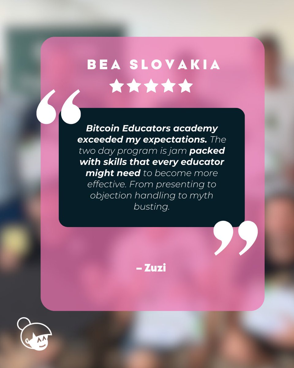 AmityAge's tweet photo. Still wondering if Bitcoin Educators Academy is worth it?
Don’t take our word for it.
Hear directly from the people who experienced BEA and see how it helped them share their understanding of Bitcoin with others.
Don’t trust, verify 😉
#AmityAge #BitcoinEducatorsAcademy #BitcoinEducation #Bitcoin