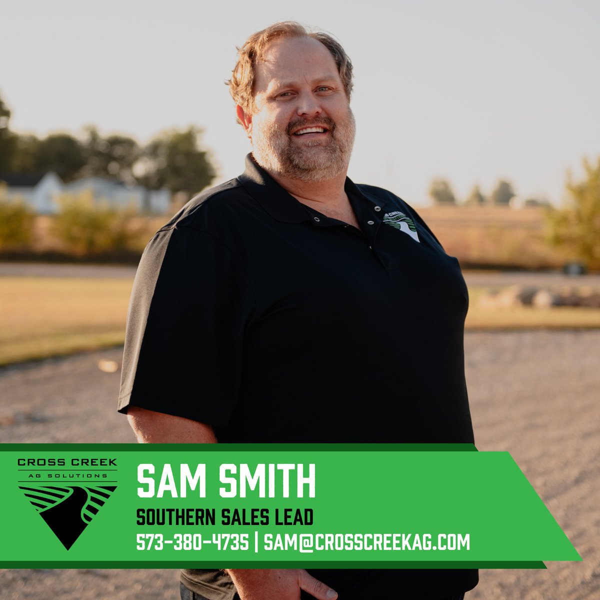 ccagsolutions's tweet photo. Want to find out what Cross Creek Ag Solutions can do for your farm? If you're in South-Eastern Missouri, give Sam a call today! Whether it's seed or bio-nutritional products, we're here to help. https://t.co/HWdnUPHrFs