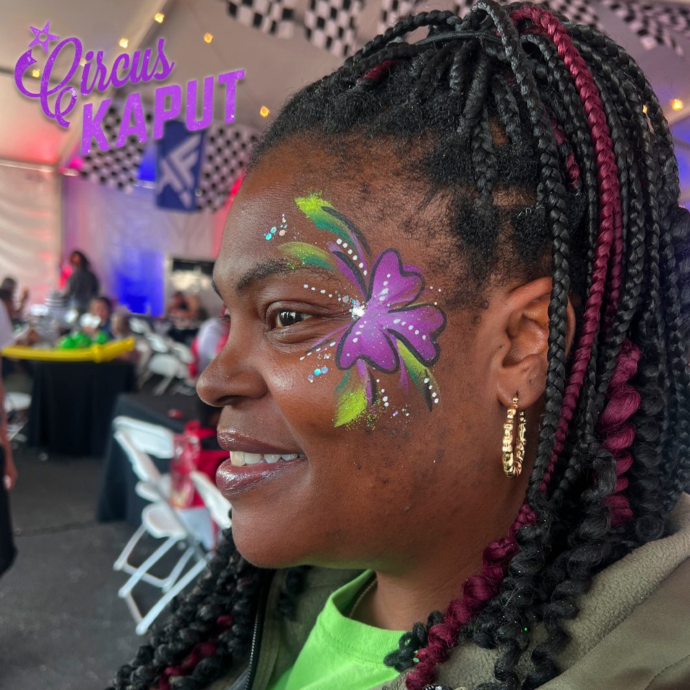 Face Painting is in demand for both kids and adults! 👨‍🎨 Looking forward to painting your beautiful faces! #facepainting #circuskaput #stlfacepainter #stlouis
