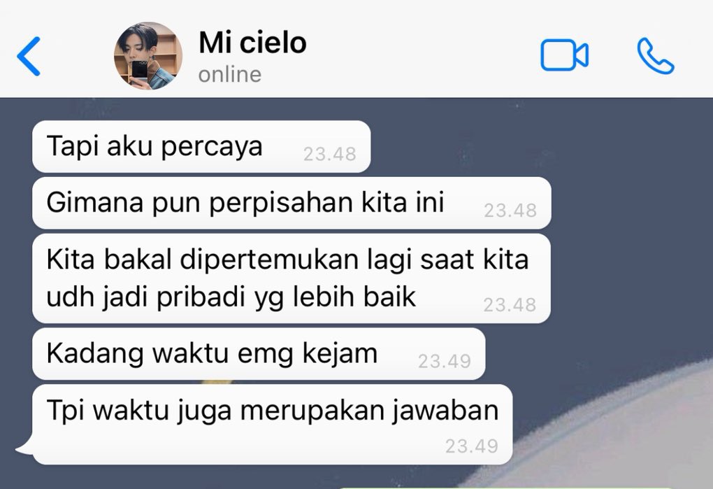 Maksud gw kan ini cuma cerita fiksi yaaa, knp malah jadi kenyataan ucapannya :(