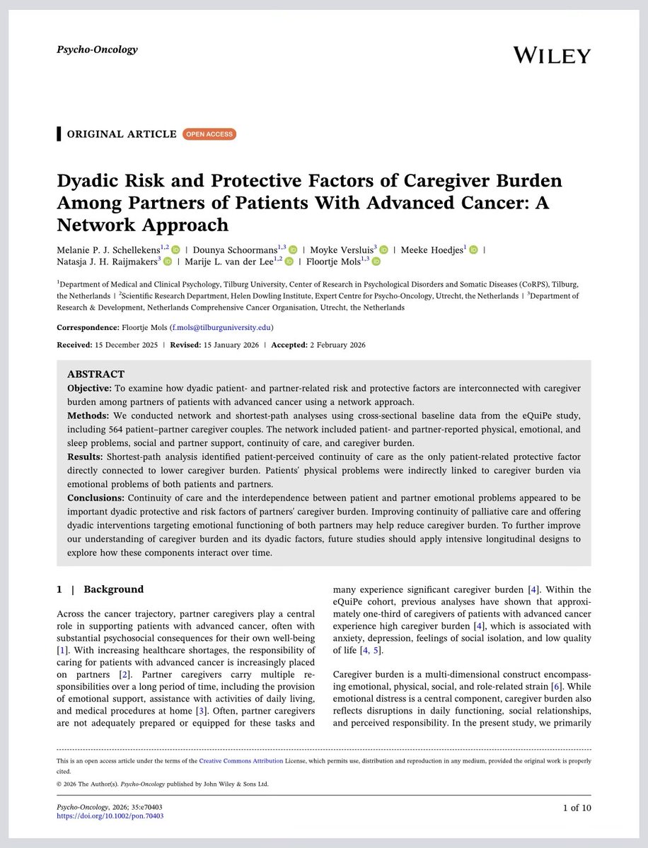 Psycho-Oncology tweet media