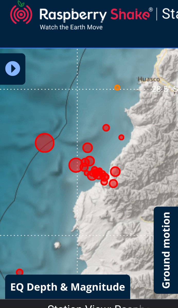 Geo_Risk's tweet photo. #sismo #temblor #Atacama
Actualizacion mapa sintesis de @raspishake mostrando localización de sismicidad en ultimos días y asociada a reciente M6.3 (USGS) https://t.co/5xVdYN5ZE1