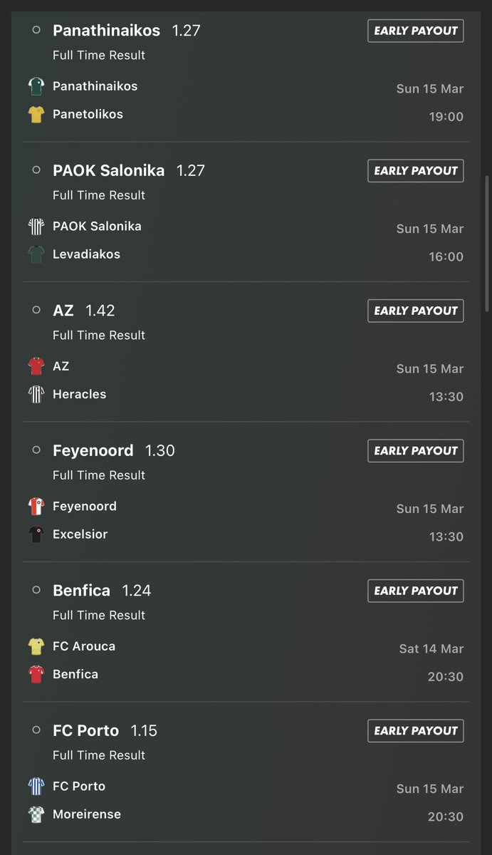 gambler_mark's tweet photo. Weekend ACCA is ready ๐ฅ
ยฃ10 โ ยฃ620 ๐ฐ
Big odds, big vibes and weโre going for it this weekend.
All selections locked in โ adding the slips below ๐
Letโs see if we can smash it! ๐
#acca #footballbets #bettingtips #weekendacca #bigodds #sportsbetting #footballtips https://t.co/H111OaJXV6