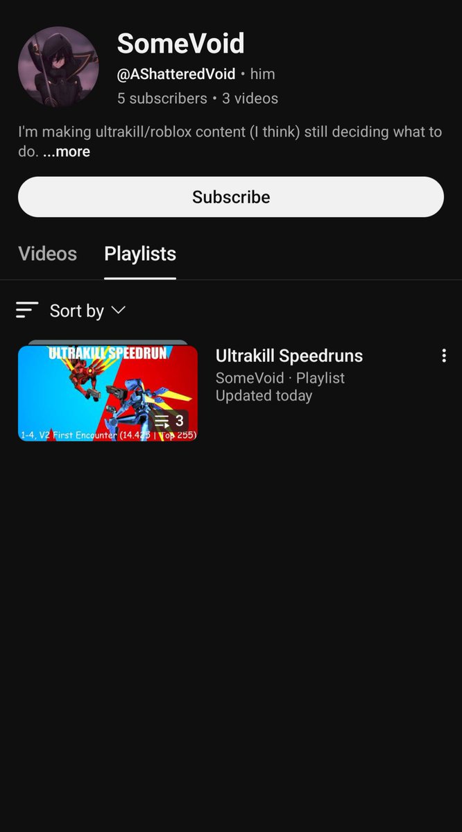 AShatteredVoid's tweet photo. I just got my YouTube channel up, and I'm already posting ultrakill speedruns, expect more ultrakill/roblox content in the very near future. If you like this sort of content consider dropping a sub?

Link: https://t.co/gfbaedBtfS https://t.co/1kxQySbhHI