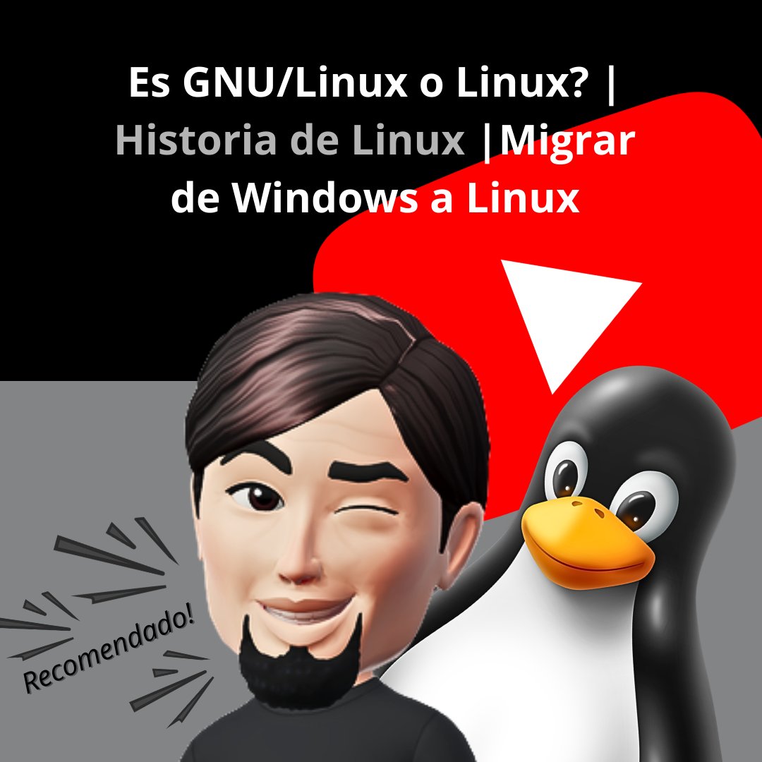 ¿TU PC ES LENTA? 💻🔥

Descubre la historia real de GNU/Linux y cómo migrar desde Windows para revivir tu equipo.🚀✨

👉 LINK: youtube.com/watch?v=1Da0LQ…

#linux #sistemasoperativos #codigolibre #migraciondigital #informatica #windows11 #techtips #hackers