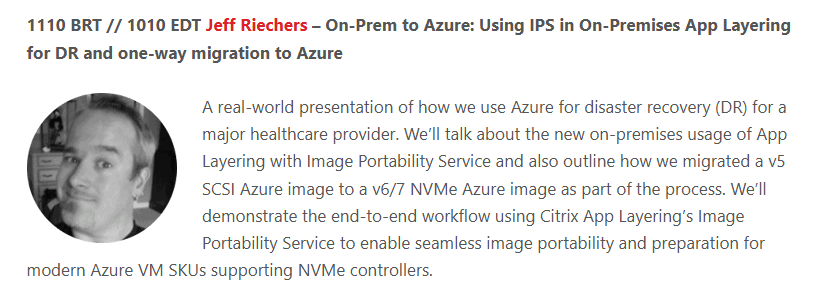 xenappblog's tweet image. Jeff Riechers presenting at #virtualexpo 27th of March. Register now and get many chances to win a $100 Gift Card. 
register.gotowebinar.com/register/23679…