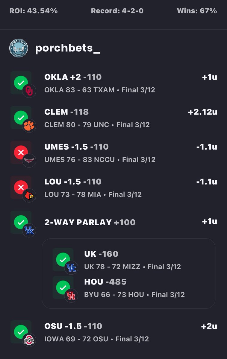 Porch Bets tweet media