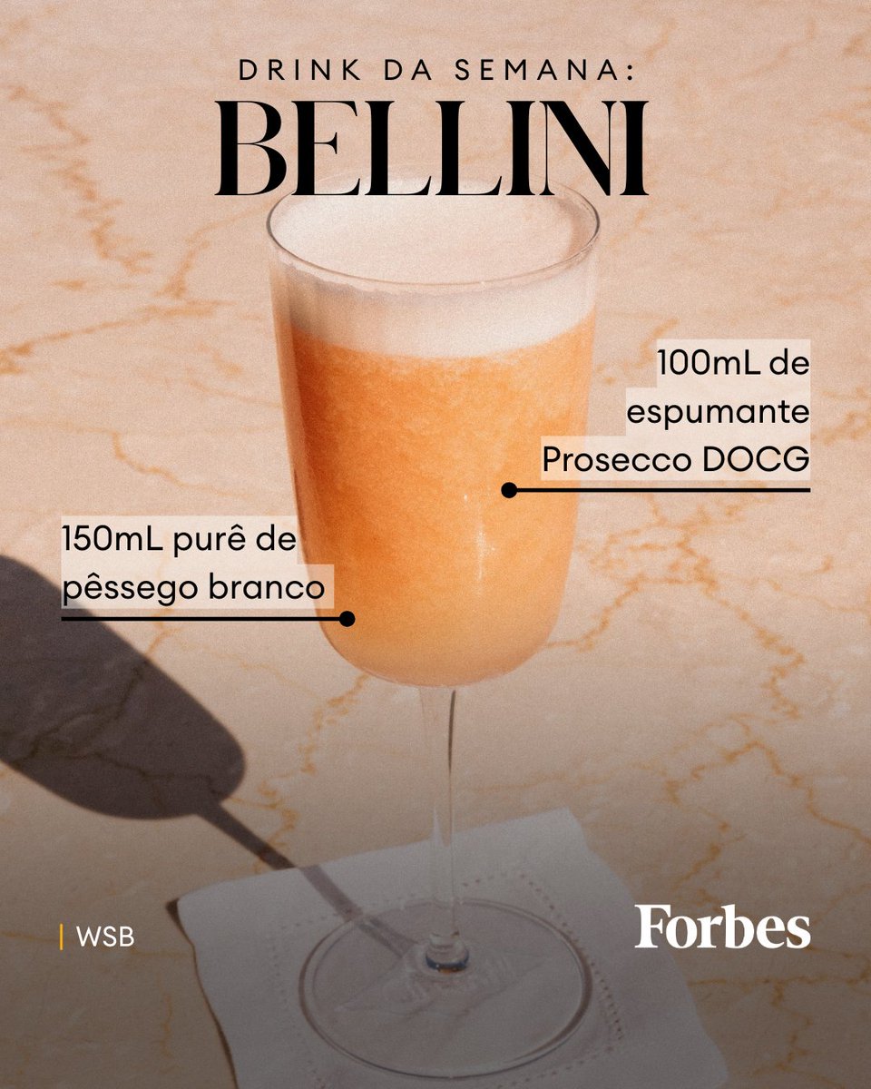 ForbesBR's tweet image. Aprenda a receita original do drink que virou clássico e nasceu nos balcões do Hotel Cipriani, em Veneza

Leia mais em: forbes.com.br/forbes-wsb/202…

(Fotos: Divulgação/ Mizina/ Getty Images)

#Drinks #Coquetel #Bellini #ForbesBR #ForbesWSB