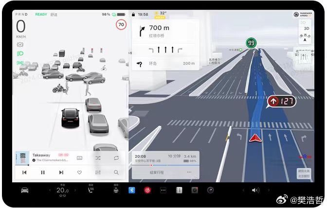 TeslaNewswire's tweet photo. As Google Maps begins deploying 3D navigation, Tesla should be able to roll out lane-level 3D navigation in its in-car UI worldwide.

The feature has already been working in China since June 2024 with the 2024.14+ software update, powered by Baidu Maps V20.

It’s just a matter of time!