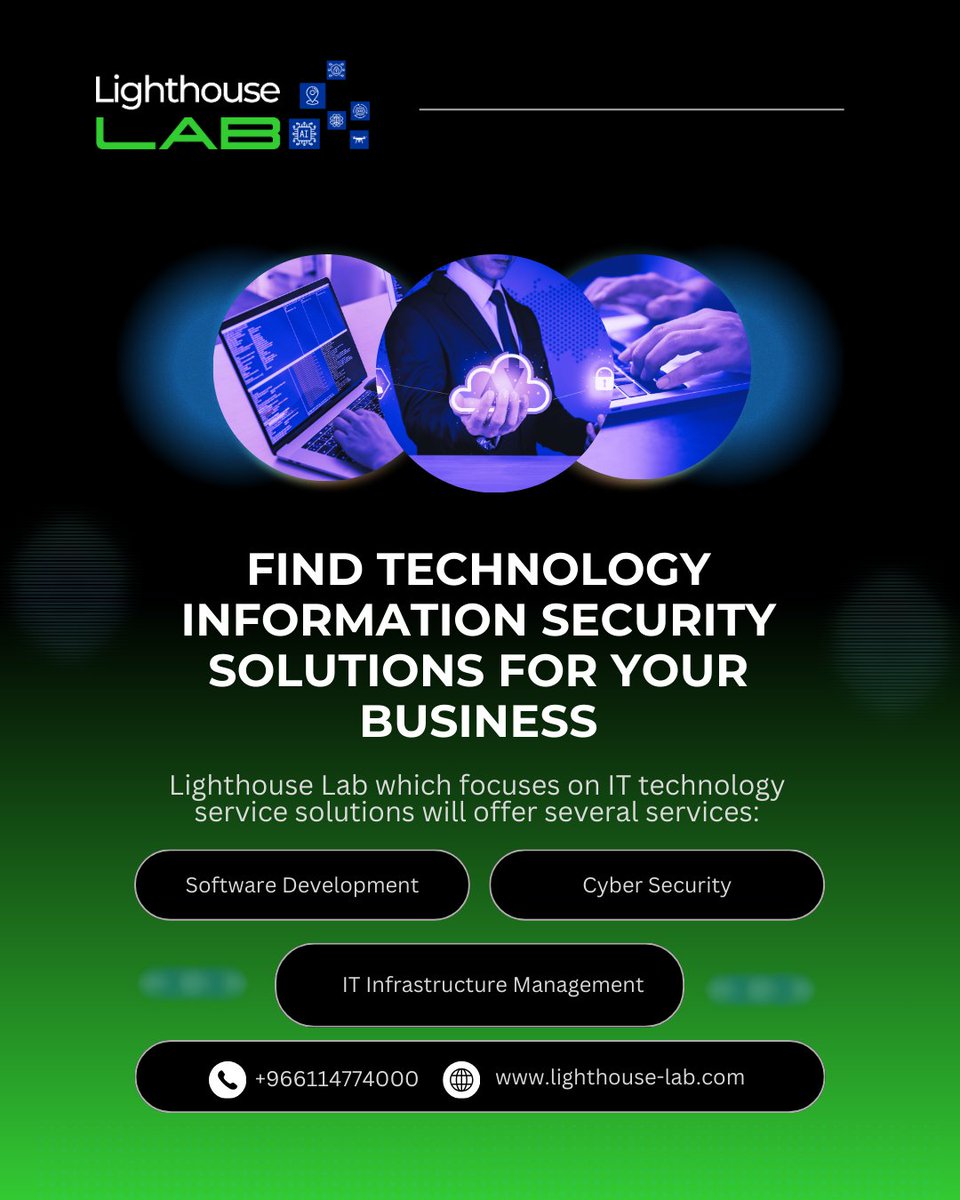 Lighthouse_Lab_'s tweet image. Drive growth with secure, scalable cloud solutions 
Flexible. Secure. Future-ready.

📞 +966114774000
🌐 lighthouse-lab.com
#CloudSolutions #DigitalTransformation #TechInnovation #BusinessGrowth