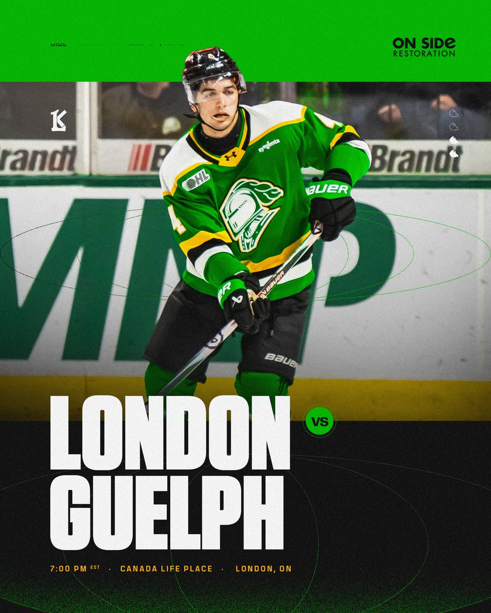 LondonKnights's tweet photo. IT'S GAMEDAY ‼️ 

📺 https://t.co/DX8UGKqOXB
📻 AM980 https://t.co/4h14JbEDOQ