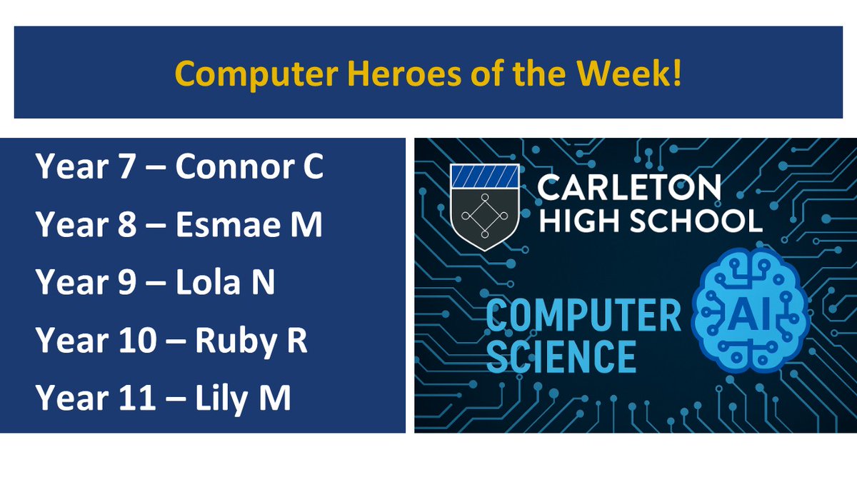 CarletonHigh tweet media