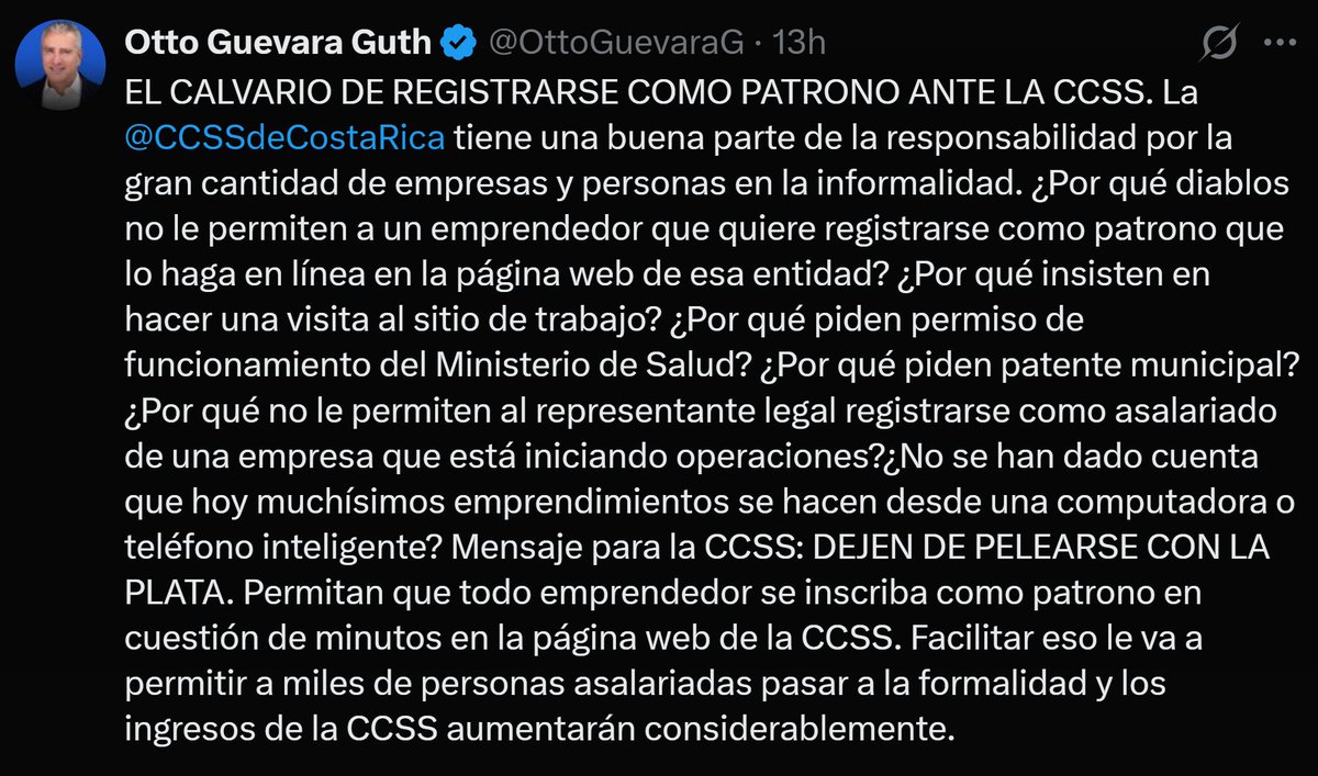 Esta es la más absurda 👇:

“¿Por qué no le permiten al representante legal registrarse como asalariado de una empresa que está iniciando operaciones?”

Usted tiene un emprendimiento nuevo, es usted solo, acaba de empezar, quiere hacer las cosas bien y lo primero que hace es