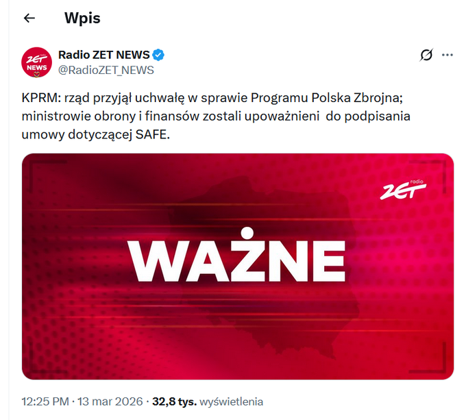 WolnaRadio's tweet photo. Donald Tusk nie tylko ogrywa Polaków, on także ogrywa swoich. 
Upoważnił do podpisu, rozumiecie: upoważnił do podpisu nielegalnej umowy #SAFE dwóch ministrów w swoim rządzie, a potem spierdoli do Brukseli, a oni pójdą siedzieć. 
Urocze! https://t.co/46CTOMBQTu