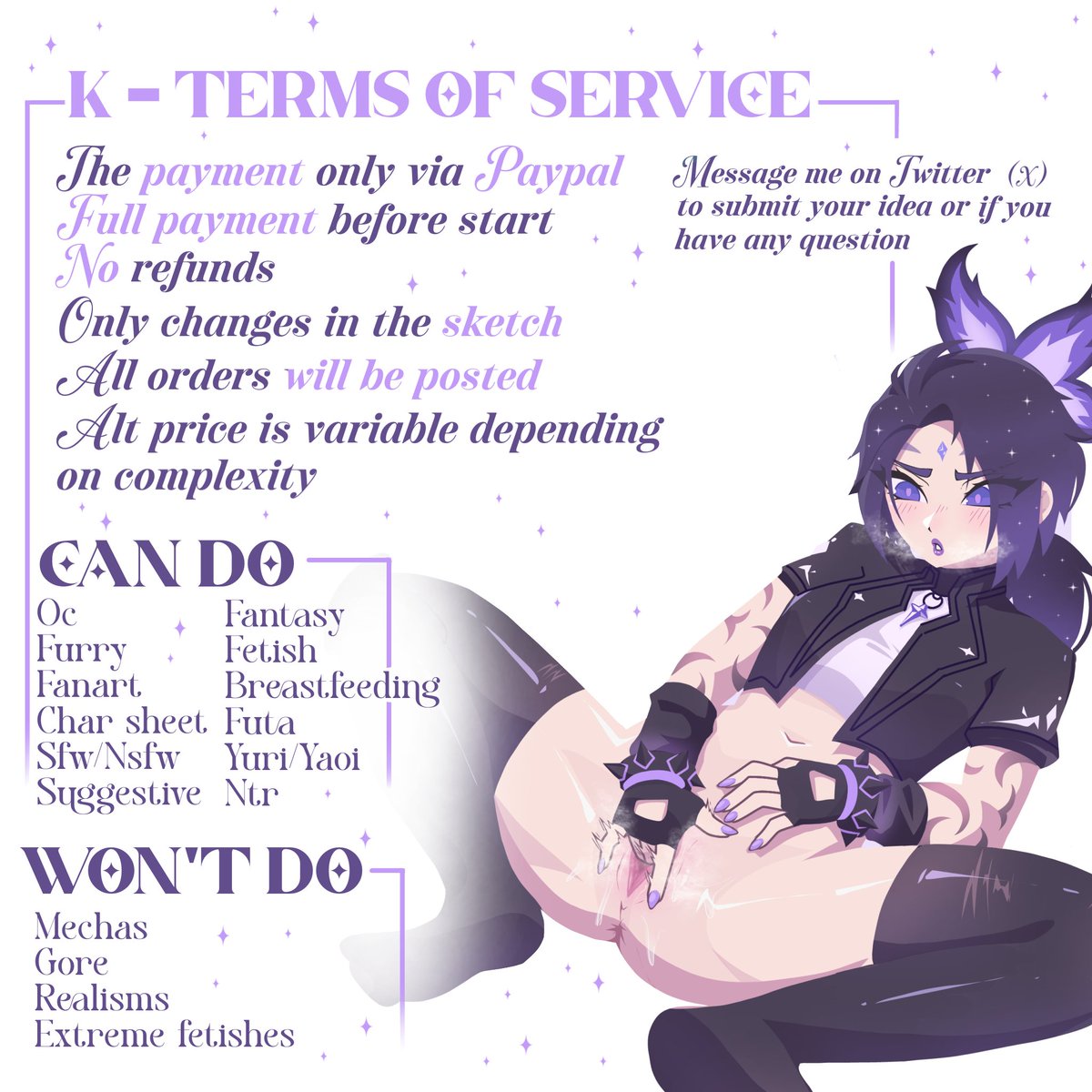 K | COMMS OPEN🔞 tweet media